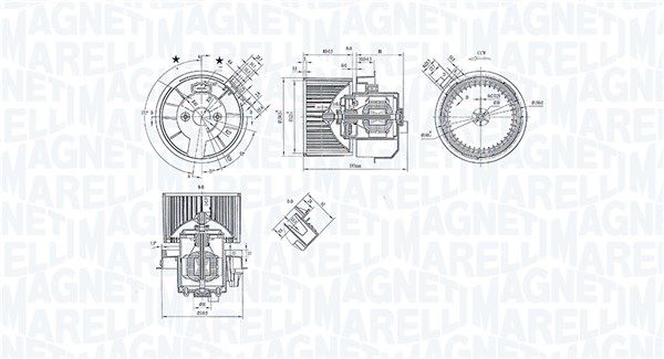 Компресор салону, Magneti Marelli 069412247010