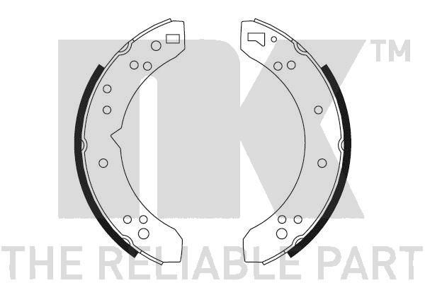 NK fékpofakészlet 2799040