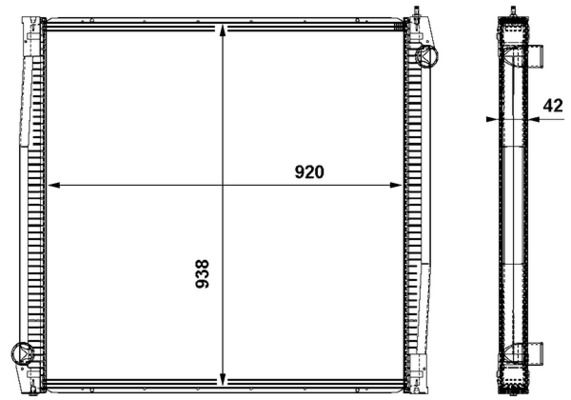 Product Image - Radiateur - CR861000P - MAHLE