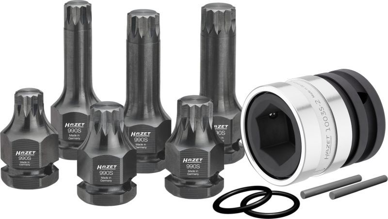 Set capete chei tubulare impact HAZET 990S/11