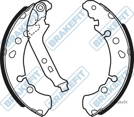 APEC Brake Shoe Set BSH1065