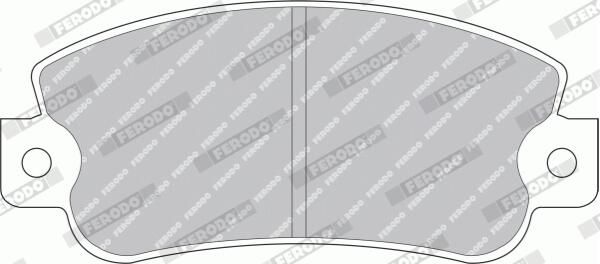 FERODO FDB351B Brake Pad Set, disc brake