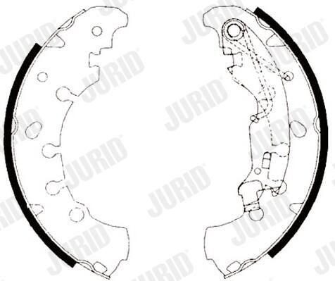 Juego de zapatas de frenos