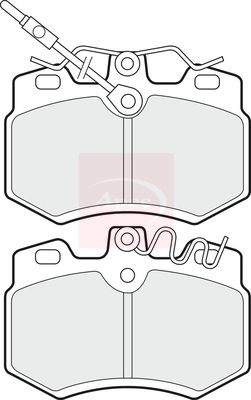 APEC Brake Pad Set, disc brake PAD513