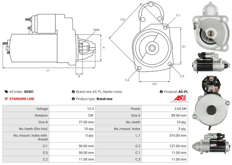 AS-PL S0301 Starter