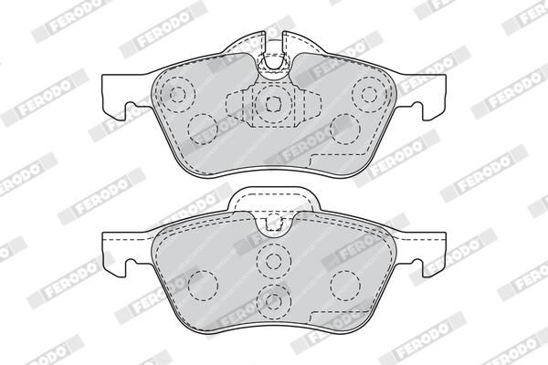 FERODO FDB1499 Brake Pad Set, disc brake
