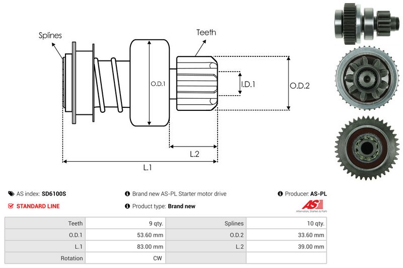 Vabajooks, starter, AS-PL SD6100S