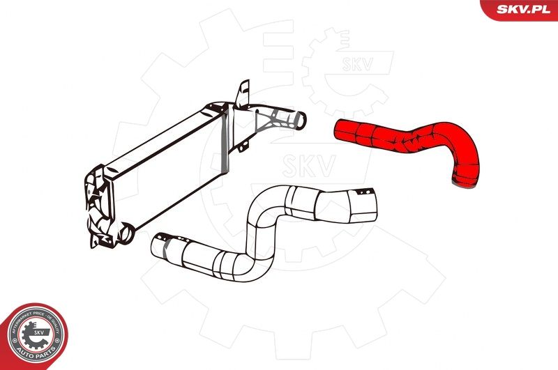 ESEN SKV 43SKV258 Charge Air Hose
