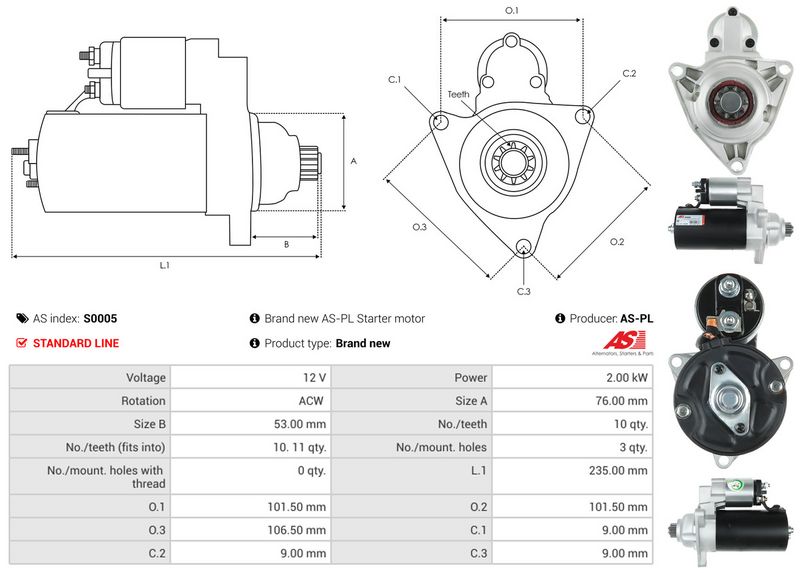 AS-PL S0005 Starter