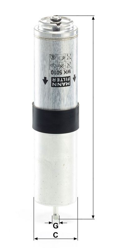 MANN-FILTER WK5010z Fuel Filter