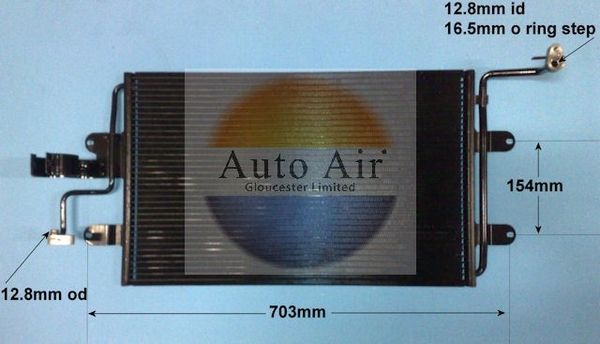 Auto Air Gloucester 16-9560 Condenser, air conditioning