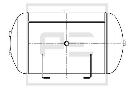 Повітряний резервуар, пневматична установка, Pe Automotive 076.515-80A