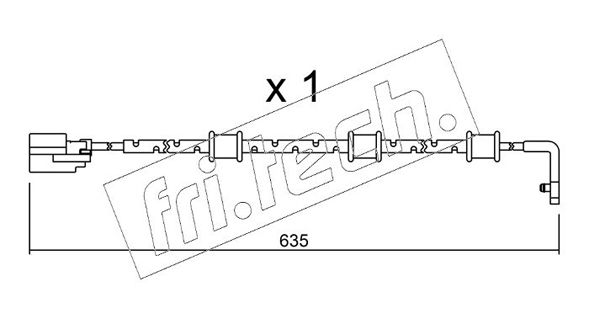 fri.tech. figyelmezető kontaktus, fékbetétkopás SU.323