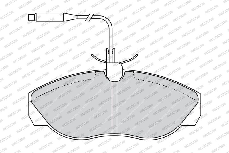 FERODO Plaquettes de frein à disque FVR967