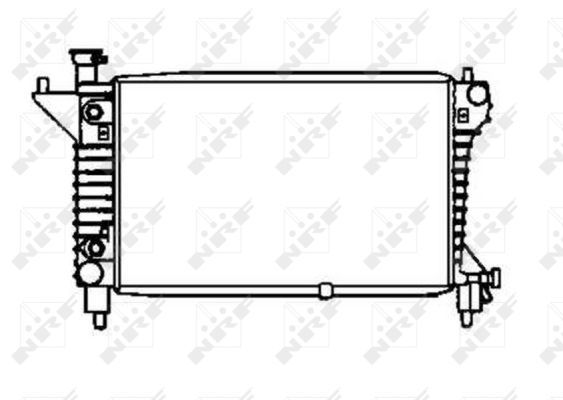 NRF 50254 Radiator, engine cooling