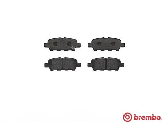 Комплект гальмівних накладок, дискове гальмо, Brembo P56068