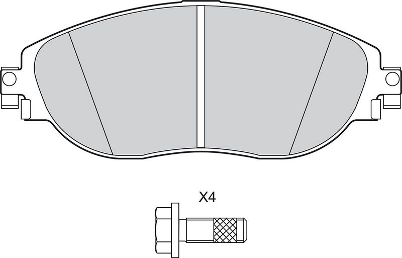 Juego de pastillas de freno