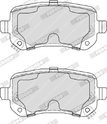 FERODO FDB4196 Brake Pad Set, disc brake