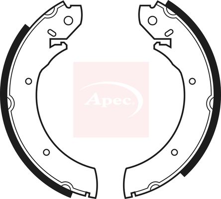 APEC Brake Shoe Set SHU234