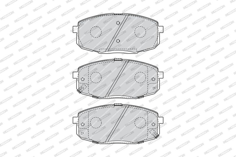 FERODO Plaquettes de frein à disque FDB4448