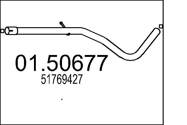 MTS középső hangtompító 01.50677