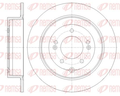 Гальмівний диск, Remsa 61779.00