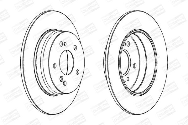 Гальмівний диск, Champion 561963
