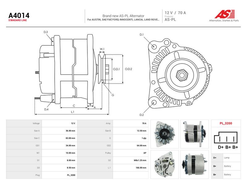 Generaator, AS-PL A4014