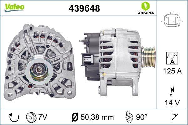 VALEO Dynamo / Alternator 439648