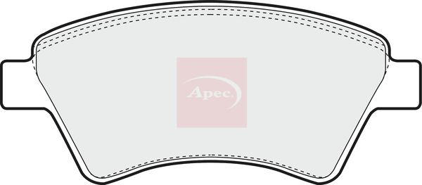 APEC Brake Pad Set, disc brake PAD1306