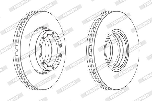 Brzdový kotouč FCR251A