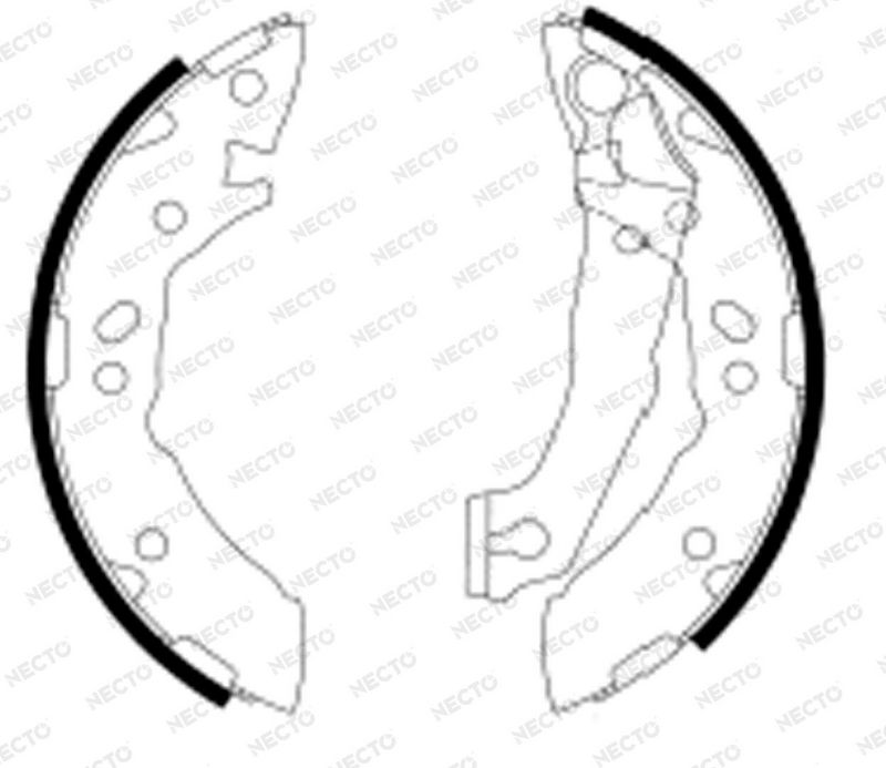 Juego de zapatas de frenos