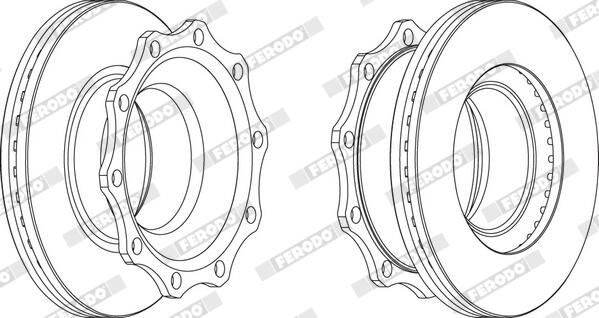 Brzdový kotouč FCR203A