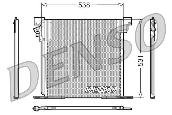 DENSO kondenzátor, klíma DCN17030