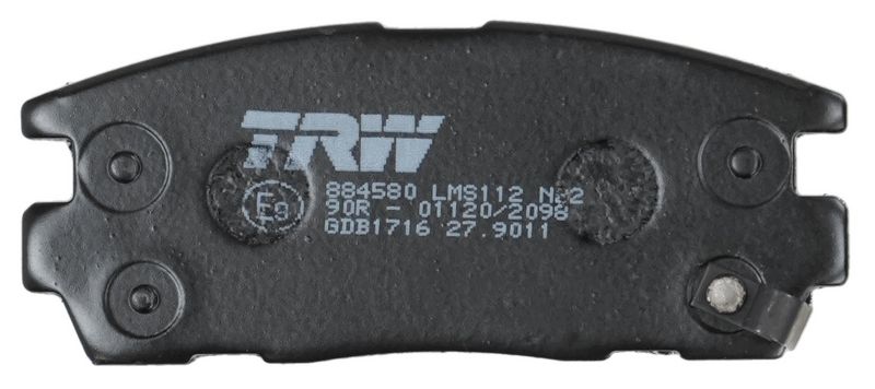 TRW GDB1716 Brake Pad Set, disc brake