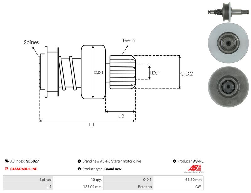 Vabajooks, starter, AS-PL SD5027