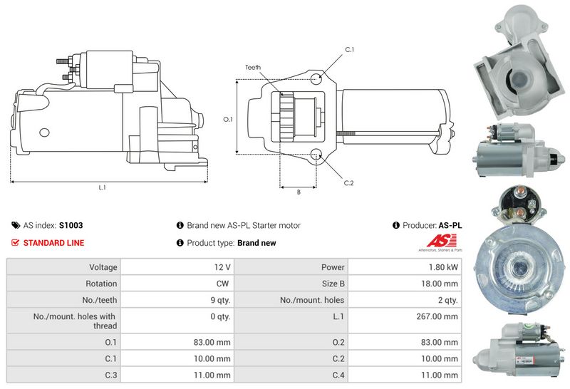 AS-PL S1003 Starter