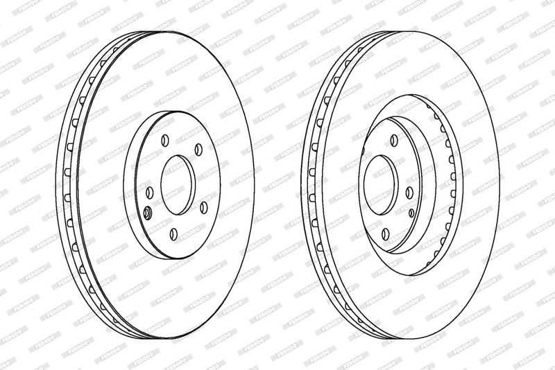 Disc frana DDF1585C-1 FERODO