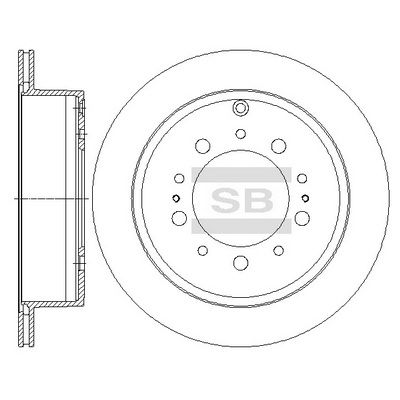 Гальмівний диск, Hi-Q SD4032