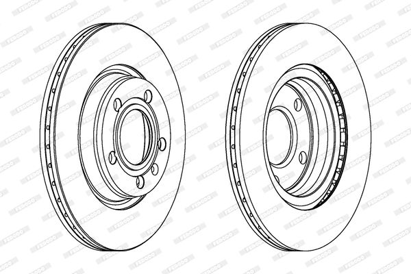 FERODO DDF1708 Brake Disc