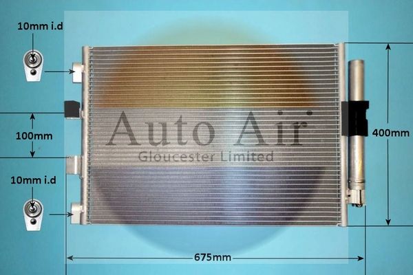 Auto Air Gloucester 16-9127 Condenser, air conditioning