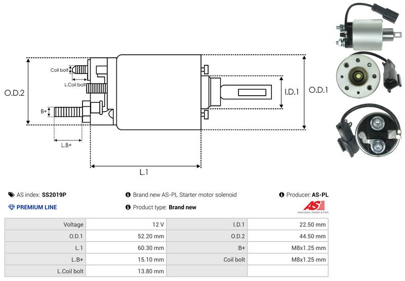 This part match OEM code: 2114-57606