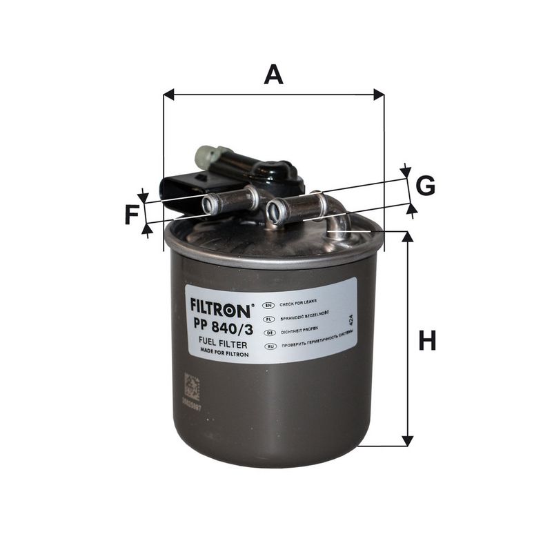 Kütusefilter, FILTRON PP 840, 3