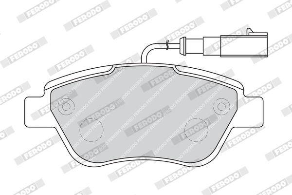FERODO FDB1946 Brake Pad Set, disc brake