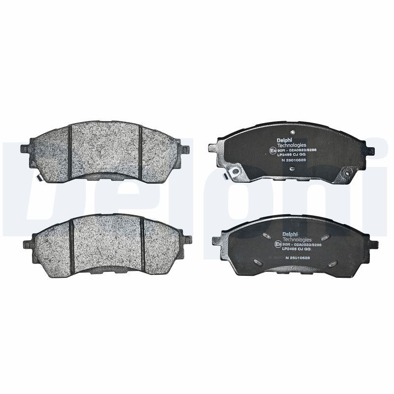 Set placute frana,frana disc LP3495 DELPHI