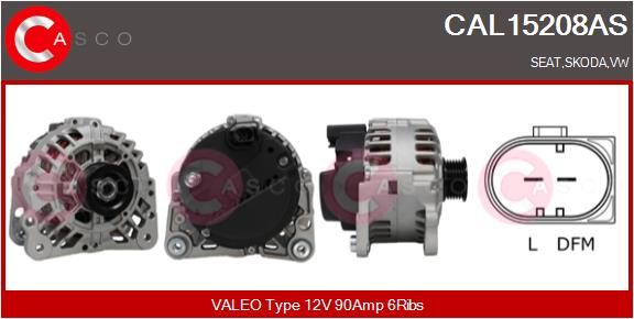 Генератор, Casco CAL15208AS