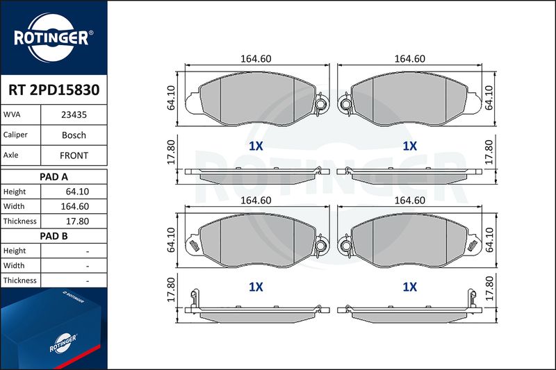 This part match OEM code: 1144288