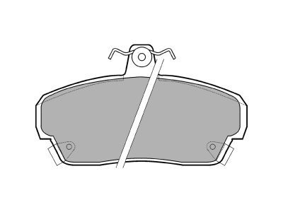 DELPHI LP879 Brake Pad Set, disc brake