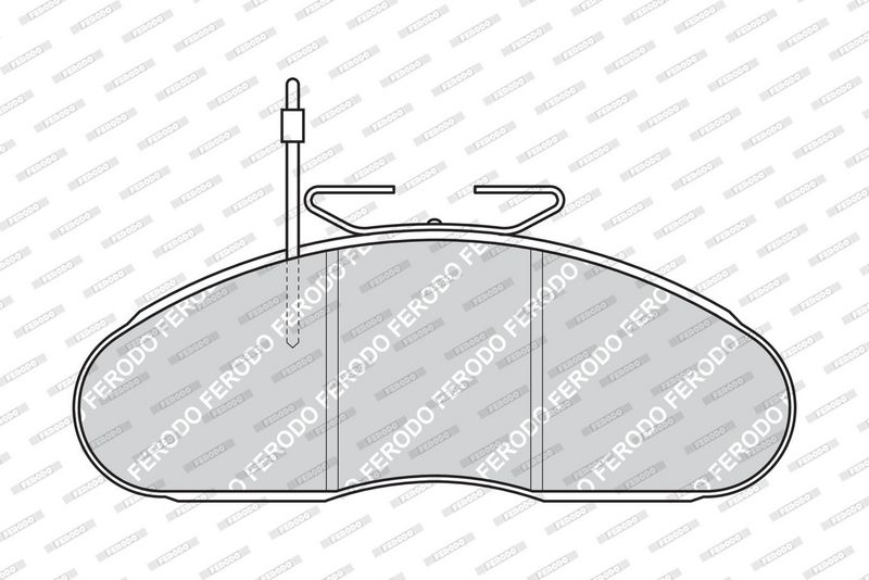 FERODO Plaquettes de frein à disque FVR792