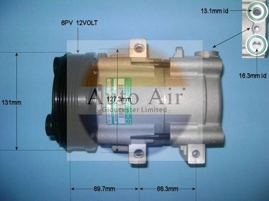 Auto Air Gloucester 14-8145P Compressor, air conditioning